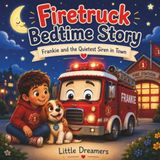 Firetruck Bedtime Story: Frankie and the Quietest Siren in Town: A Gentle Firefighter Goodnight Adventure for Kids