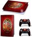 oCreon Vision Extra Skin - Geschikt voor PlayStation 5 Digital Edition - Matte Vinyl Decal Set voor Console + 2 Controllers