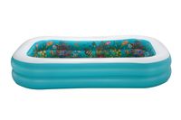 Bestway Piscine gonflable Pataugeoire 3D 262 x 175 x 51 cm Bleu