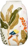 Mica Decorations Vaas Margot - 17x17x27 cm - Keramiek - Wit