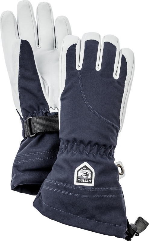 Hestra Heli Ski 5-vinger Handschoenen Dames, navy/off-white 2019 7 Wintersport handschoenen