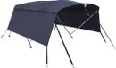 vidaXL Biminitop 4 bogen avec parois latérales 243x(170-182)x137 cm Bleu