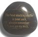 STOCKING STUFFER The Best in Your Sock, Always Remember You are My Rock, Graved Rock Standard Zwart