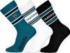 Nfl JACKSONVILLE JAGUARS Crew Socks - 3-pack - Turquoise/Wit/Zwart - Maat 43/46