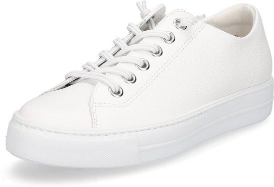 Paul Green Lage sneakers - Leren - Dames - Wit - Maat 39