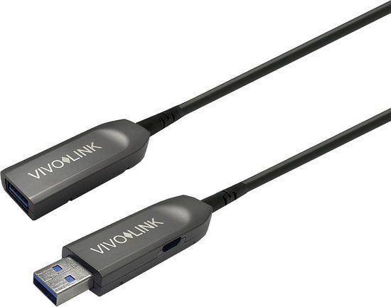 VivoLink PROUSB3AAF10 USB-kabel USB 3.2 Gen 1 (3.1 Gen 1) 10 m USB A Zwart