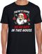 Bellatio Decorations Foute humor Kerst t-shirt Kerstman - heren - zwart XXL