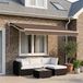 Maison Exclusive - Disque de réserve pour parasol, adapté à une largeur de 3,5 mètres, beige, polyester