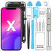 voor Seafree Voor iPhone X Vervangingsscherm 3D Touch LCD-scherm Digitizer Complete Set + Reparatiegereedschap + Schermbeschermer + TPU Case + Waterdichte Seal 5,8 inch
