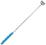 Merkloos / Sans marque Koopman International Uitschuifbare ruggenkrabber - 20 tot 65 cm - Blauw - metaal