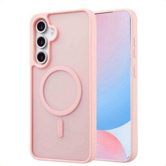 imoshion Color Guard Backcover met MagSafe voor de Samsung Galaxy S24 FE - Lichtroze