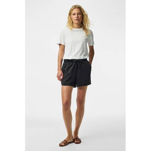 PIECES sweatshort PCCHILLI zwart