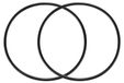 5 courroies extensibles pour machines à coudre, 801 mm de circonférence, 8,6 mm