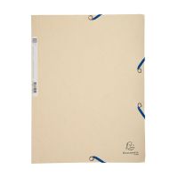 Exacompta Elastomap Glanskarton Ivory A4