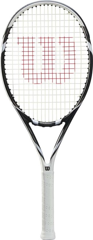 Wilson Six Two Tennis Racquet WR125110U, Unisex, Zwart, tennisrackets, maat: 3