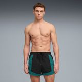 Puma Zwembroek Heren Shorts Crinkle Colour Block Zwart / Mint Jelly-XXL