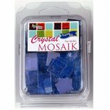 GLOREX Crystal-mozaïekset, glas, blauw, 12,7 x 8,7 x 3,7 cm