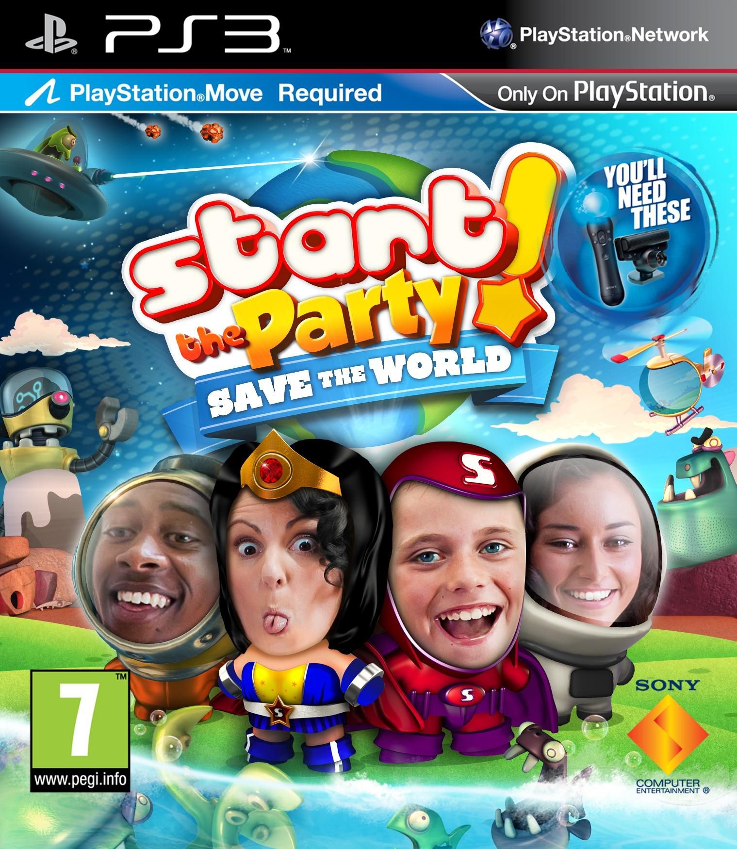 Sony Start the Party Save the World (Move) - PlayStation 3