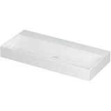 Wastafel INK United Wastafel Porselein Zonder Kraangat - 1000x450x110 mm - Glans Wit
