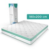 CozySense® Hybride Matras 180x200 cm – Tweepersoons Pocketvering – Traagschuim & Koudschuim – 7-Zones – 25 cm Dik – Medium
