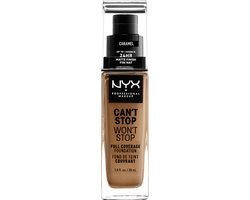 NYX Professional Makeup CANT STOP WONT STOP 24-HOUR FNDT - CARAMEL