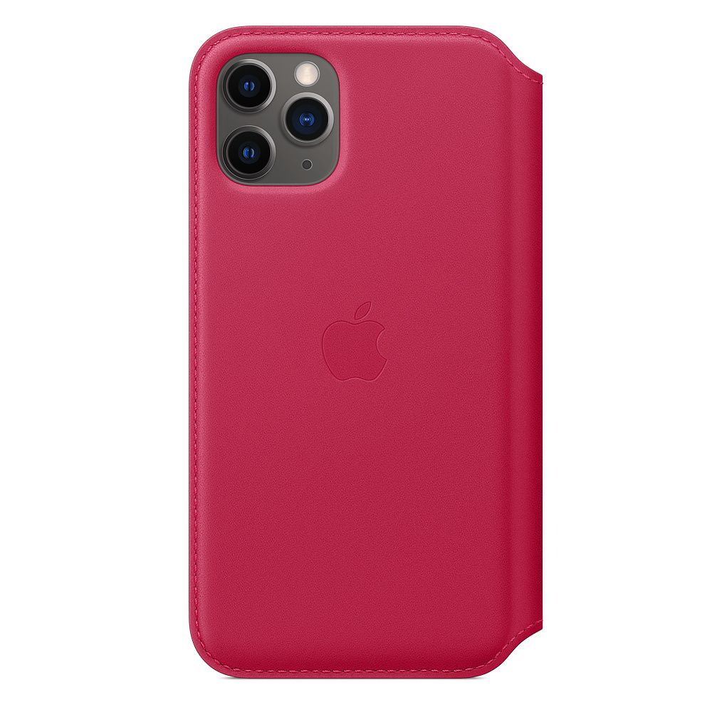 Apple iPhone 11 Pro Leather Case - Berry - MY1K2ZM/A