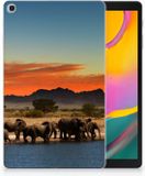 B2Ctelecom Samsung Galaxy Tab A 10.1 (2019) Tablethoesje Design Olifanten