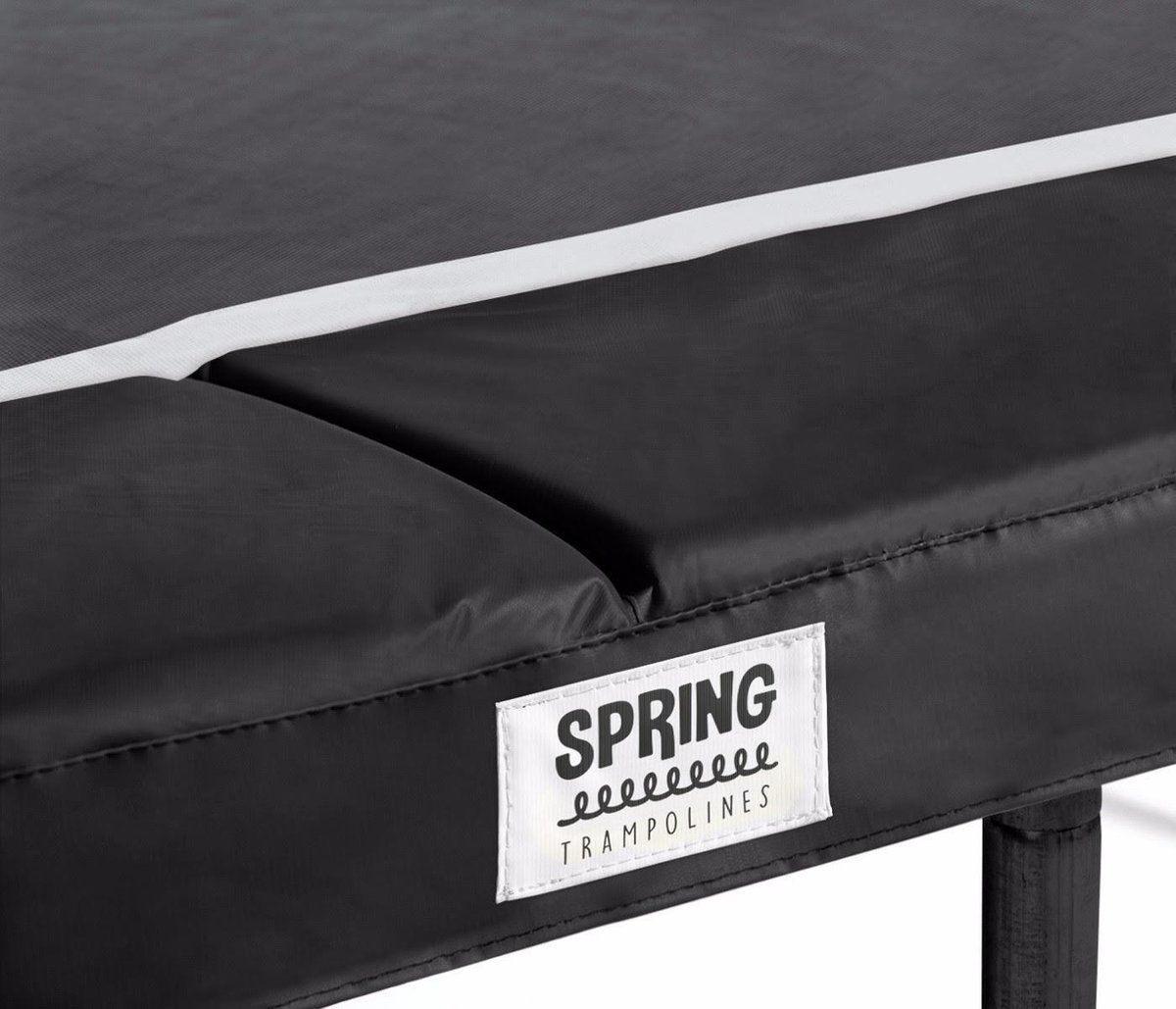 Spring Beschermrand voor trampoline 153 x 214 cm (5x7ft) Rechthoekig - Black Edition - zwart