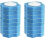 16 pièces têtes de recharge de brosse de toilette jetables - système de nettoyage de toilette avec support - éponges de tête de remplacement nettoyage