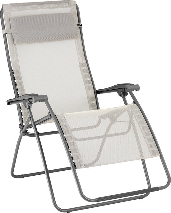 Lafuma Mobilier RSXA Clip XL Relax Chair Batyline, beige/grijs