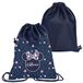 PASO Backpack Premium School Bag voor schoenen, schoenen, pantoffels, Minnie Mouse, zwart en marineblauw., Large, Ontwerper
