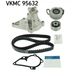SKF Pompe à eau + kit de courroie de distribution VKMC 95632