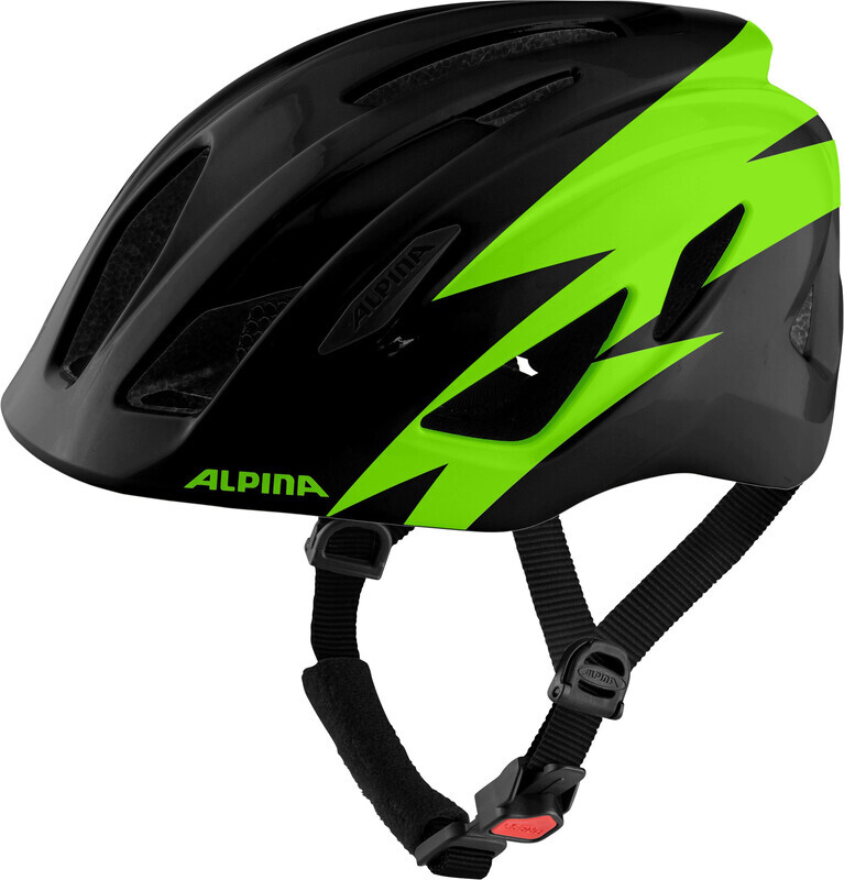 Alpina Pico Helmet Kids, black/green gloss