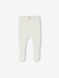 Vertbaudet Pantalon bébé en coton/laine avec pieds