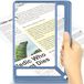 Loupe, format complet, bleu, grossissement 6x