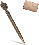 Markenlos ZenithVibe Vintage Letter Opener - Metalen Envelop Opener Licht Hand Envelop Slitter - Hand Paper Cutter 12.8cm (Koper)