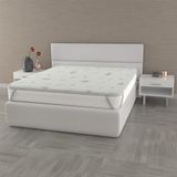Topper Memory met voering, aloë, tweepersoonsbed 160 x 190 cm
