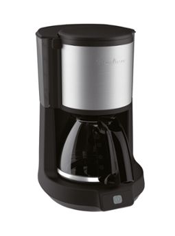 Moulinex Subito FG370811 - Filter Coffee Maker - 15 Cups - Black/Stainless Steel