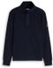 Tom Tailor Troyer-sweatshirt met badge Maat XXL sky captain blue
