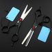 Ciseaux de coiffure 15 cm Japonais Acier 440C Noir