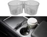 Tesla Porte-gobelet pour console centrale, adapté aux Tesla Model 3 (2017-2023) et Model Y (2019-2025), housse de protection durable et imperméable en TPU, ajustement parfait et facile à utiliser