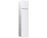 Emco Asis module pure, inbouw, deurscharnier links, tweedelig glasfront, 730x170mm, met reserverolbakje, wit