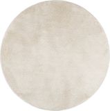 vidaXL - Vloerkleed - OVIEDO - Laagpolig - Ø 120 cm - Beige