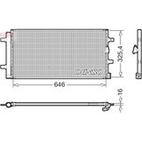 DENSO Condenseur, climatisation DCN02041