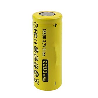 NITROBACT 3.7V 18500 2200mAh Li-Ion Batterij - 2 stuks