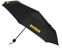 Safta Batman Game Over paraplu, inklapbaar, 8 panelen, metalen staven, comfortabel en veelzijdig, kwaliteit en duurzaamheid, 24-56 cm, materiaal polyester, Zwart, M, Casual