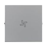LEGRAND, SEANO wipschakelaar met ventilatorsymbool, gelakt aluminium, 765214