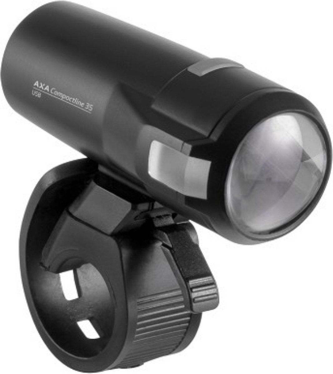 AXA Down 50 Lux - LED Fietslamp - USB Oplaadbaar - Zwart - 2023