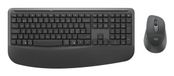 Logitech Signature Comfort Plus Combo MK880 for Business Tastatur und Maus Set RF-kabellos + Bluetooth QWERTY Dänisch, Norwegisch, Schwedisch, Finnisch Graphit