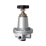 Riegler Precisiedrukregelaar zonder eigen luchtverbruik, zonder manometer, G 1/4, regelbereik 0,2-6 bar, ingangsdruk max. 16 bar.
